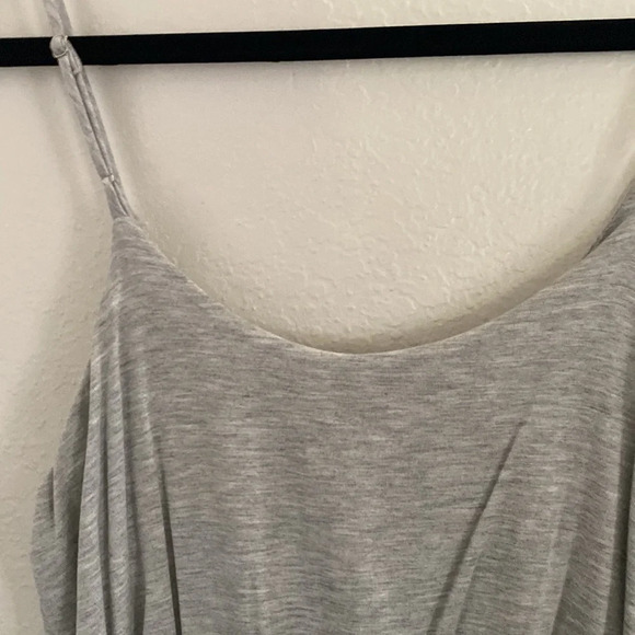 Lush Knit Gray Maxi Elastic Waist - Picture 6 of 6